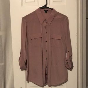 Ann Taylor Lavender button up
